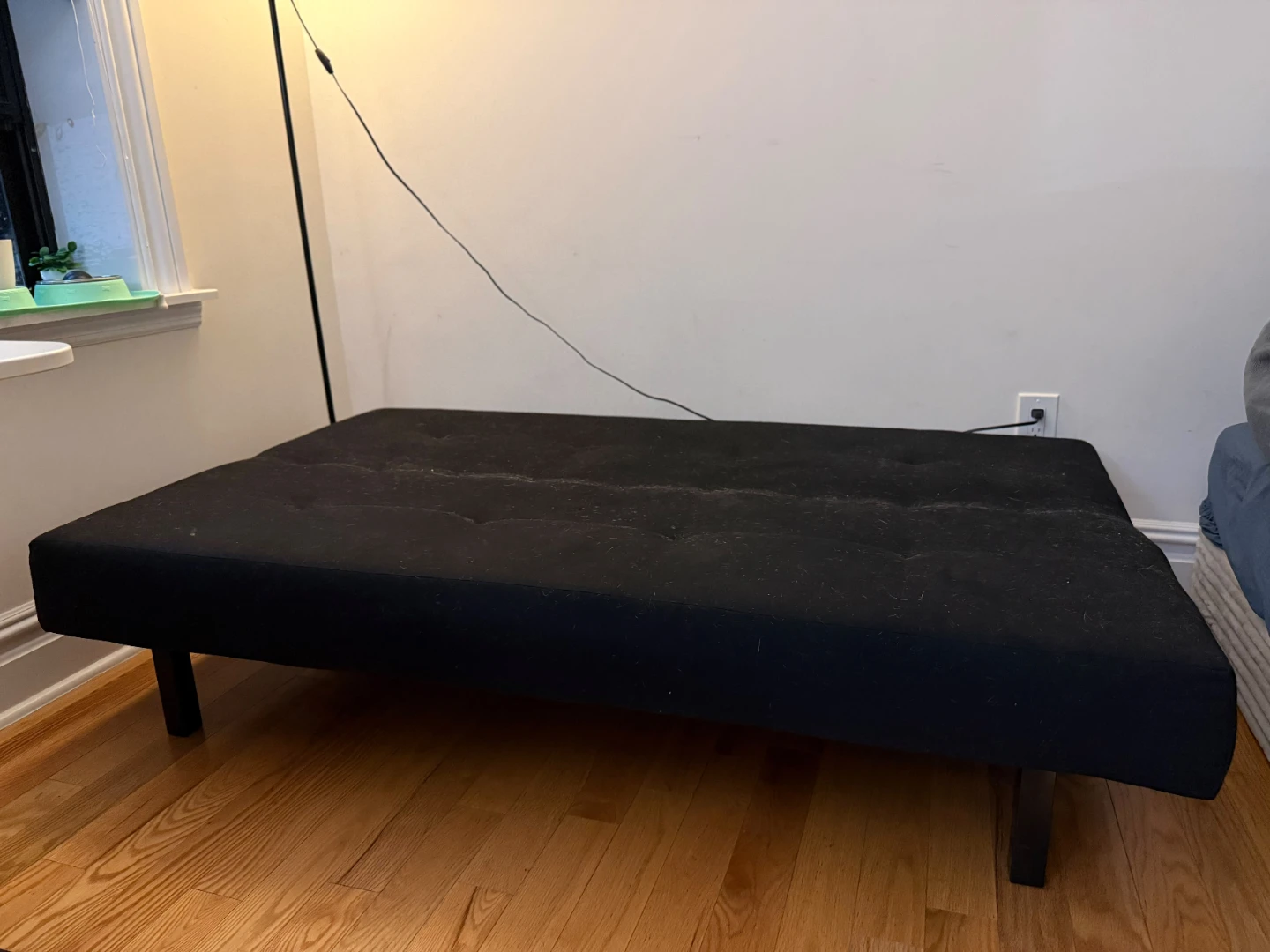 Black Futon Sofa Bed - photo 2