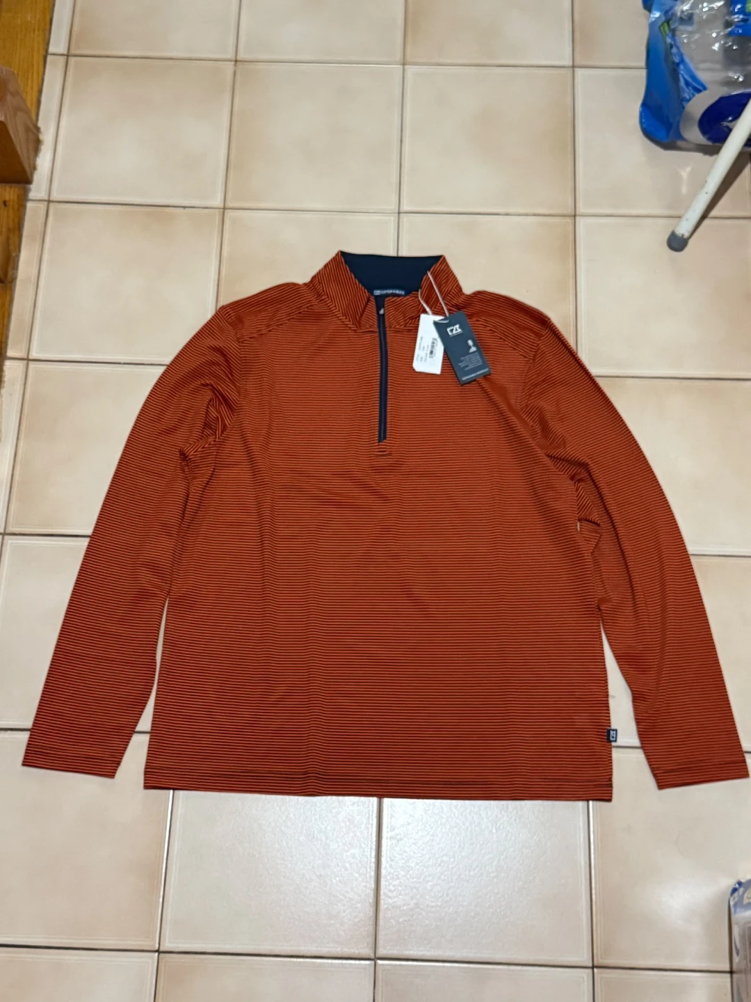 New Cutter & Buck Medium Men's 1/4 Zip Pullover - photo 2