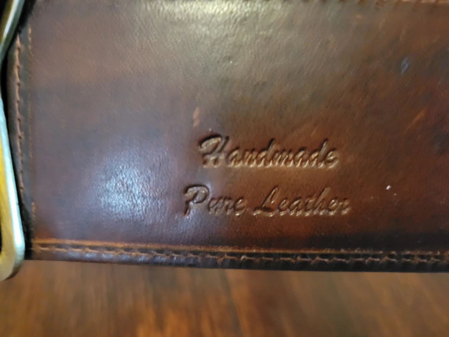 Handmade Pure Leather Money Clip Wallet - photo 2