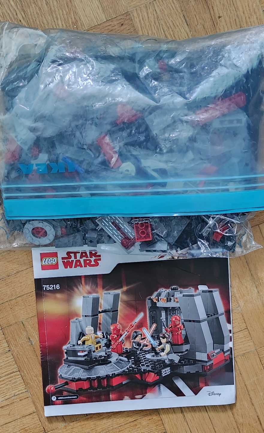 Snoke Throne Room Lego