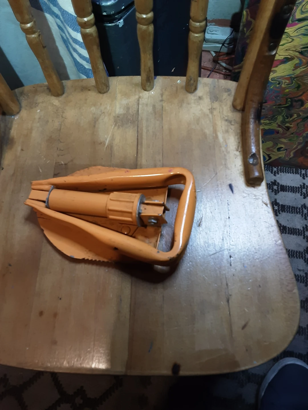 Orange Folding Shovel - photo 4