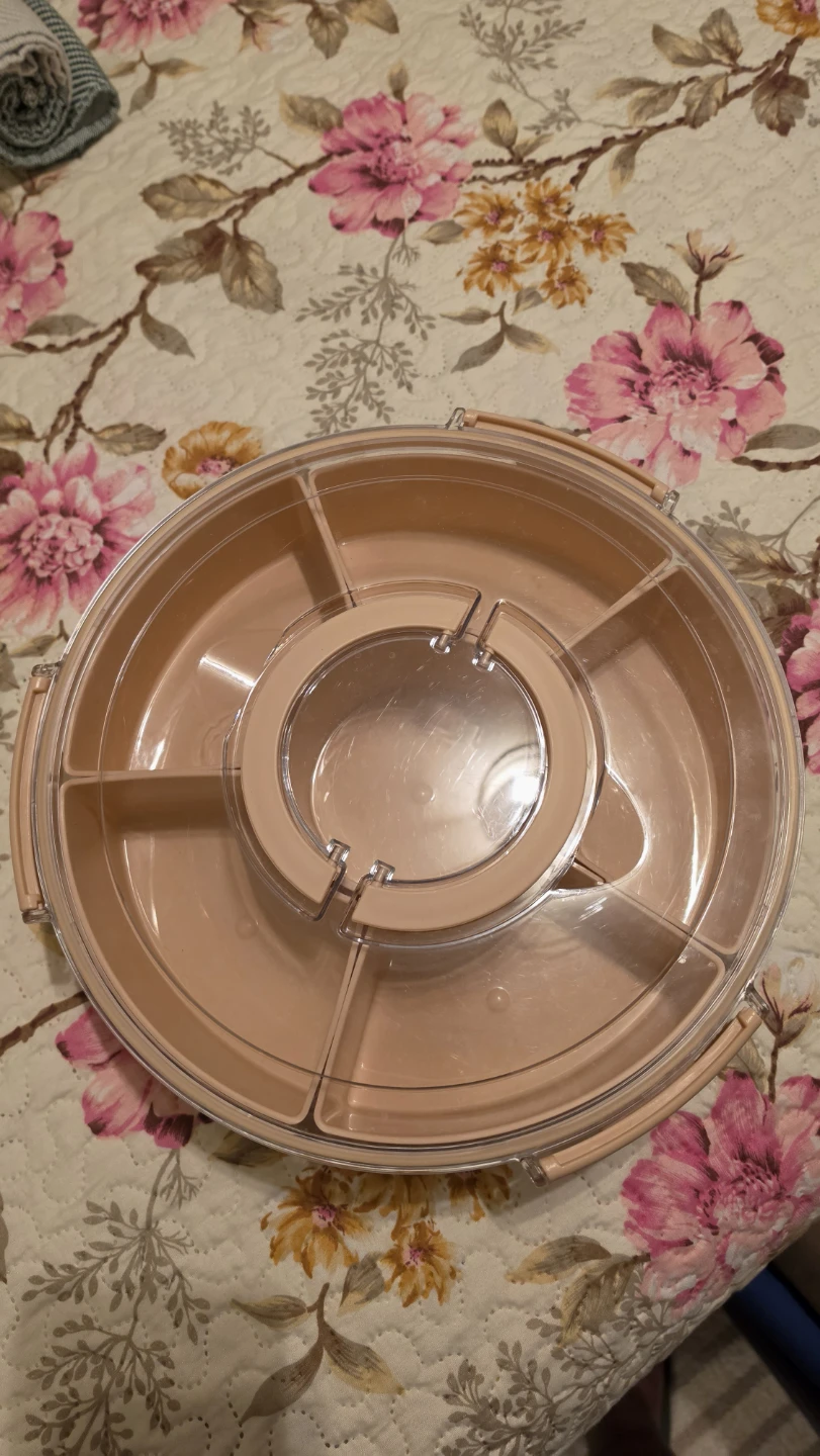 Round Divided Serving Platter caddy! - photo 3