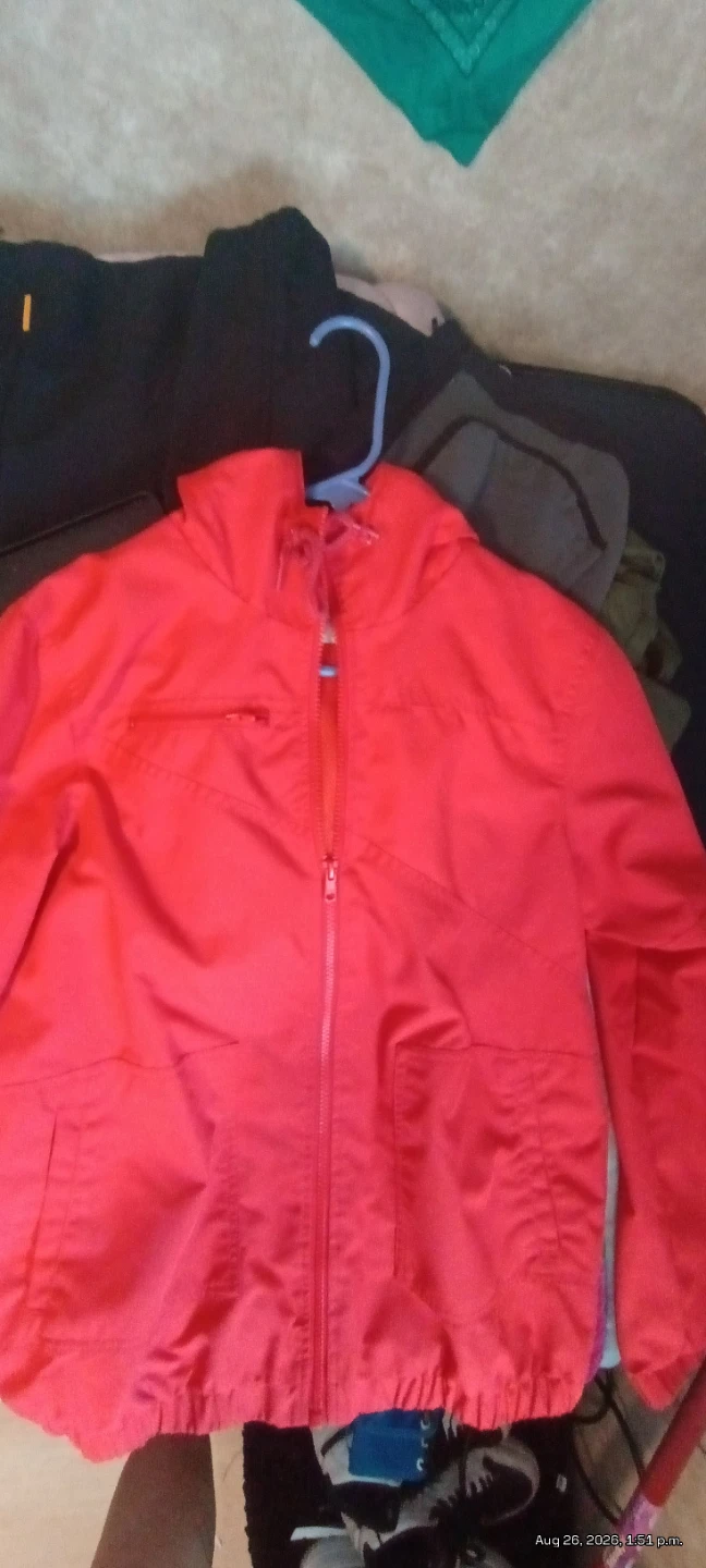 Volcom Red Hooded Jacket - photo 5