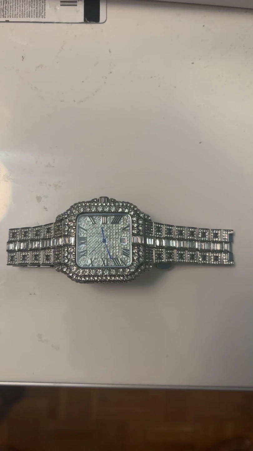Moissanite Watch with Roman Numerals - photo 2