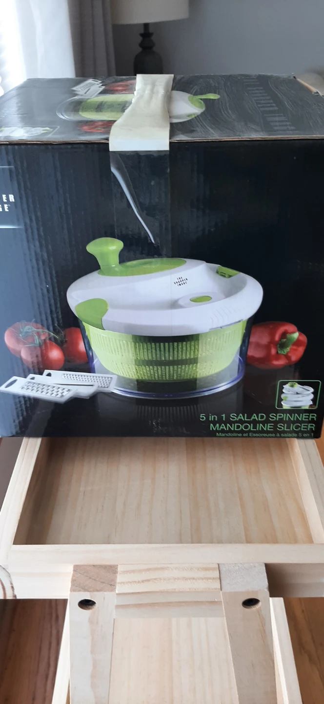 Salad Spinner Mandoline Slicer 5 in 1-New - photo 4