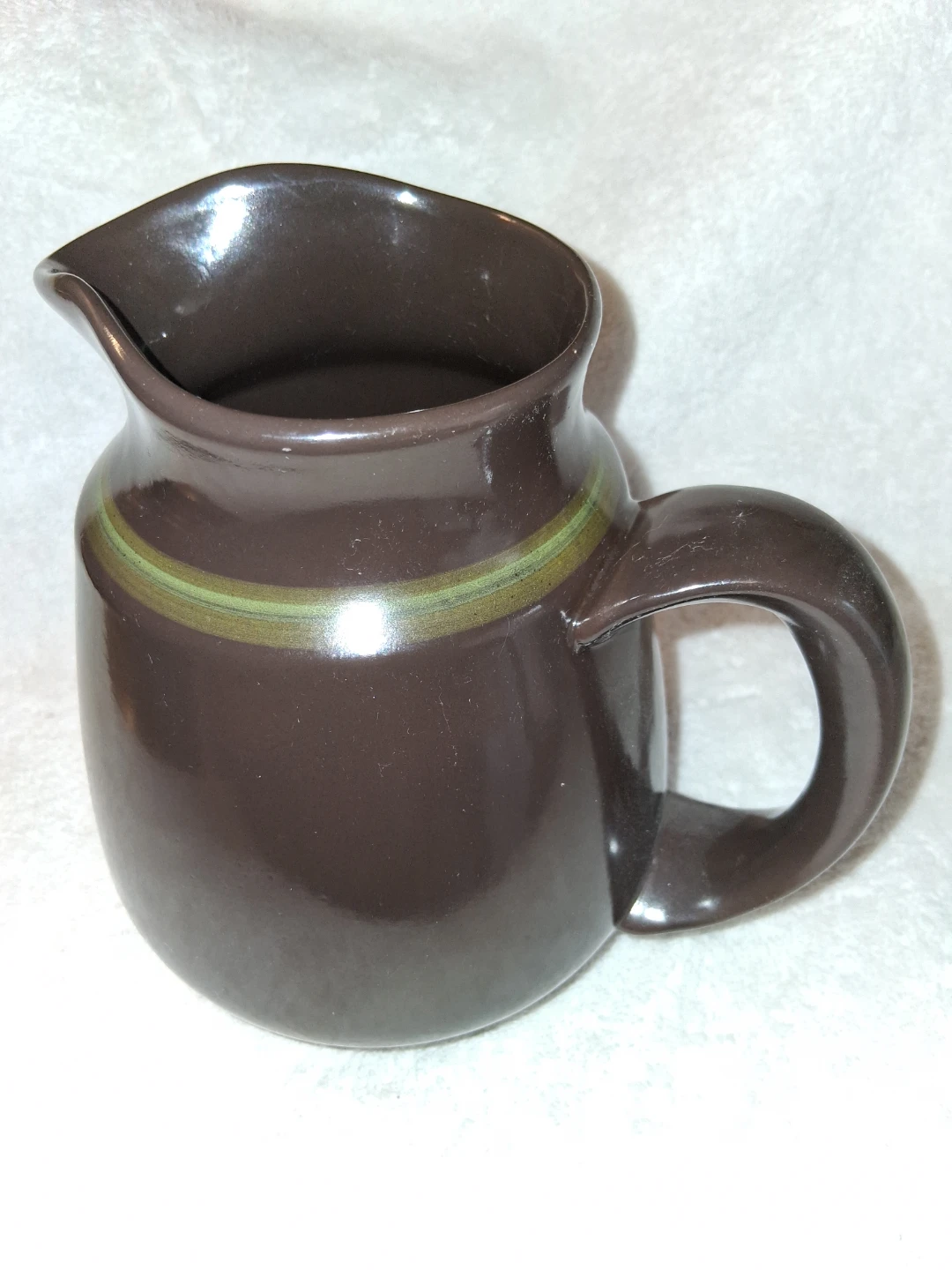 Brown Ceramic Creamer Pitcher - photo 2