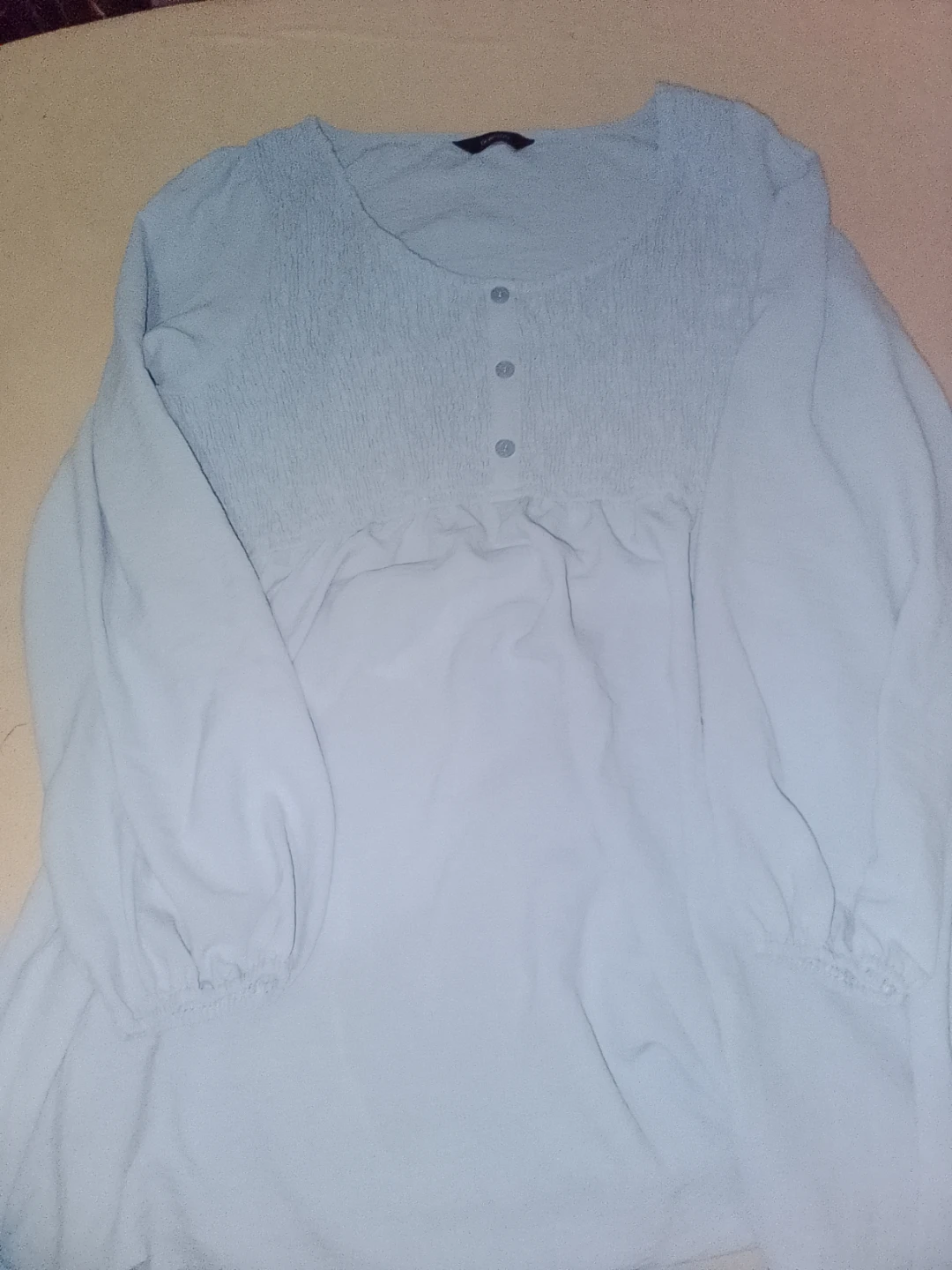 Light Blue Smocked Dress