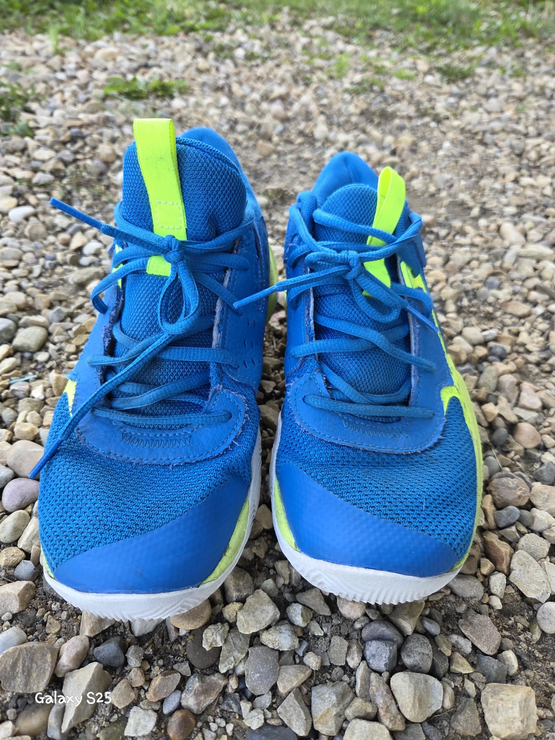 Under Armour Blue & Neon Running Shoes