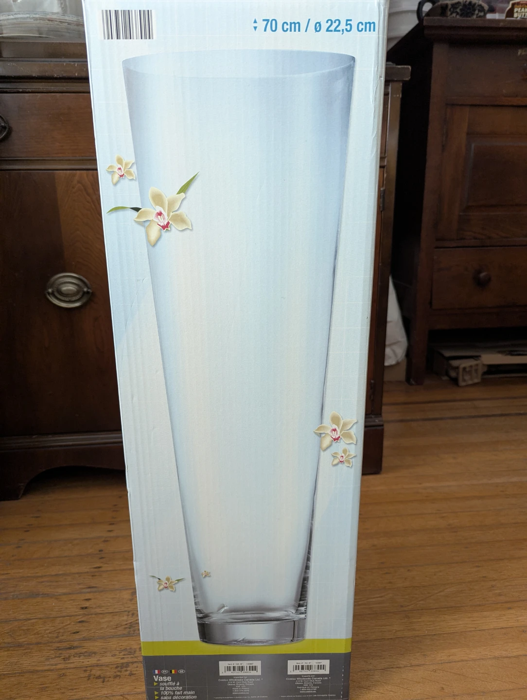 Large Glass Vase 70cm