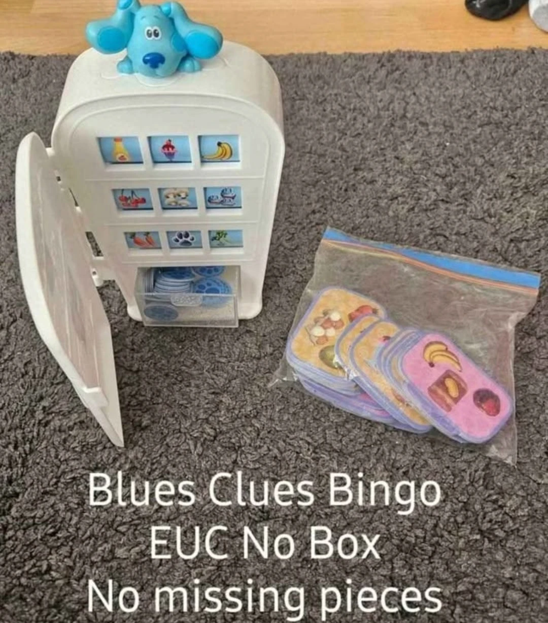 Blues Clues Bingo Game