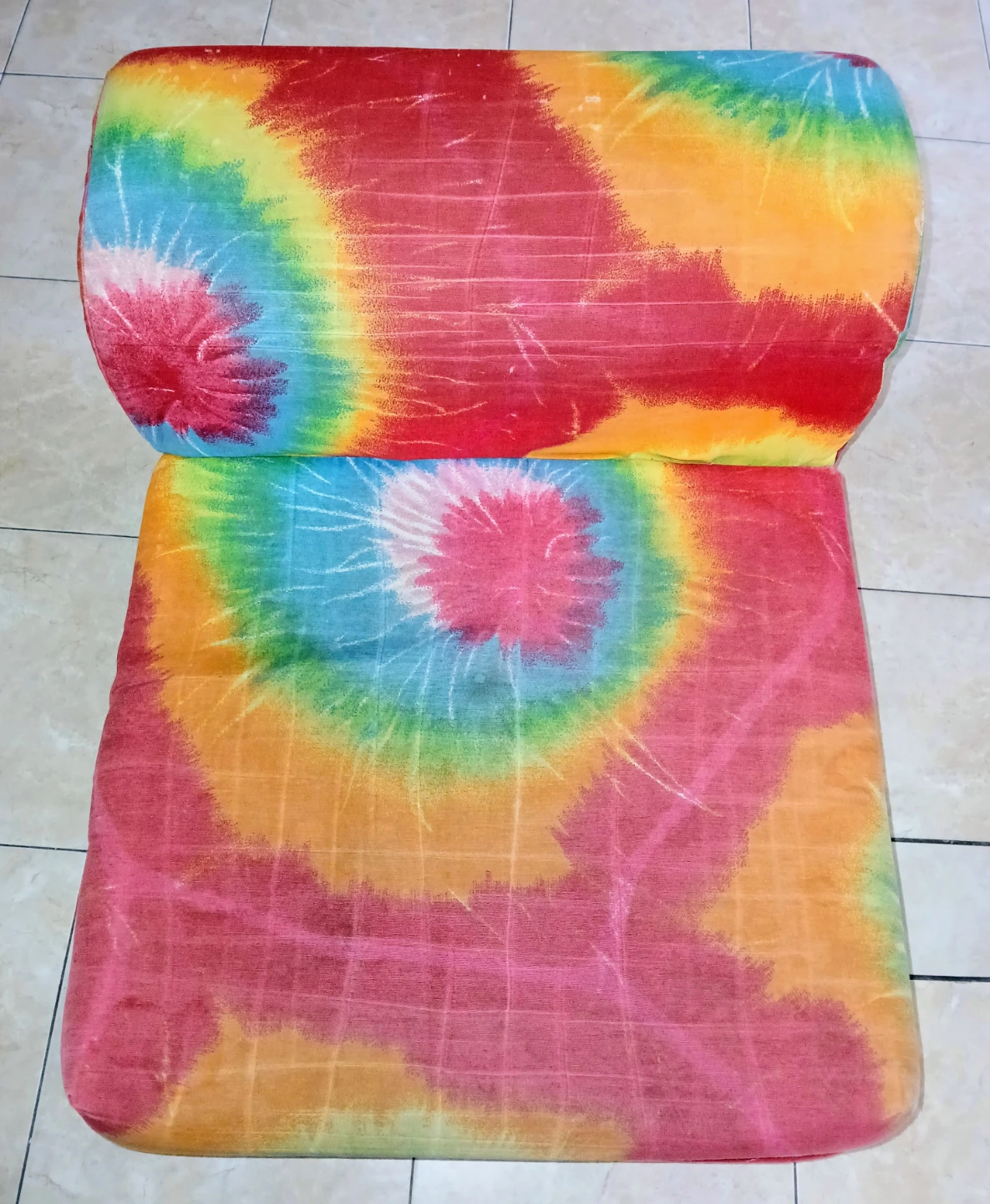 Tie-Dye Folding Futon