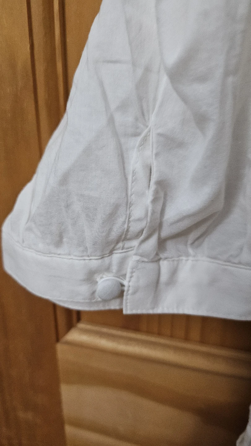 Banana Republic White Smocked Top XS - photo 3