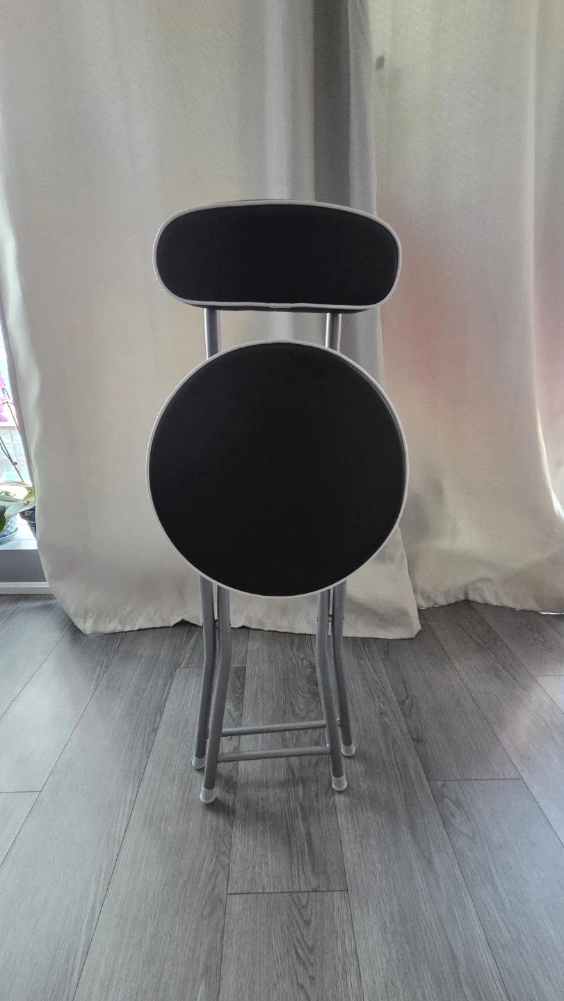 LIVING Folding Stool with Backrest - photo 3