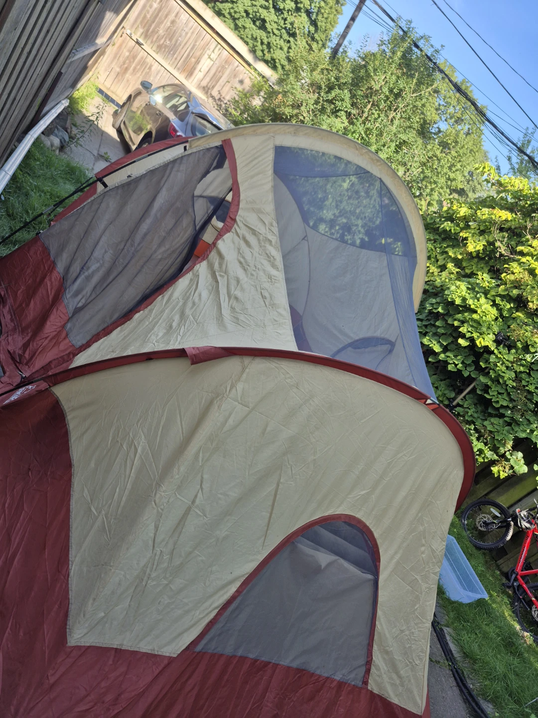 10-Person Family Camping Tent Bundle with Air Mattresses - photo 2
