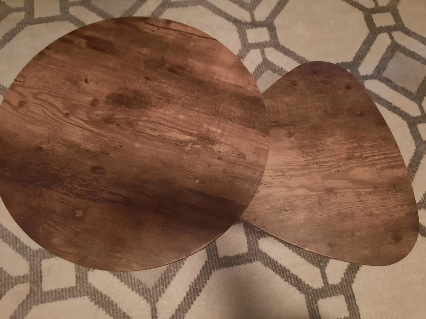 Set of 2 Nesting Coffee Tables - photo 3