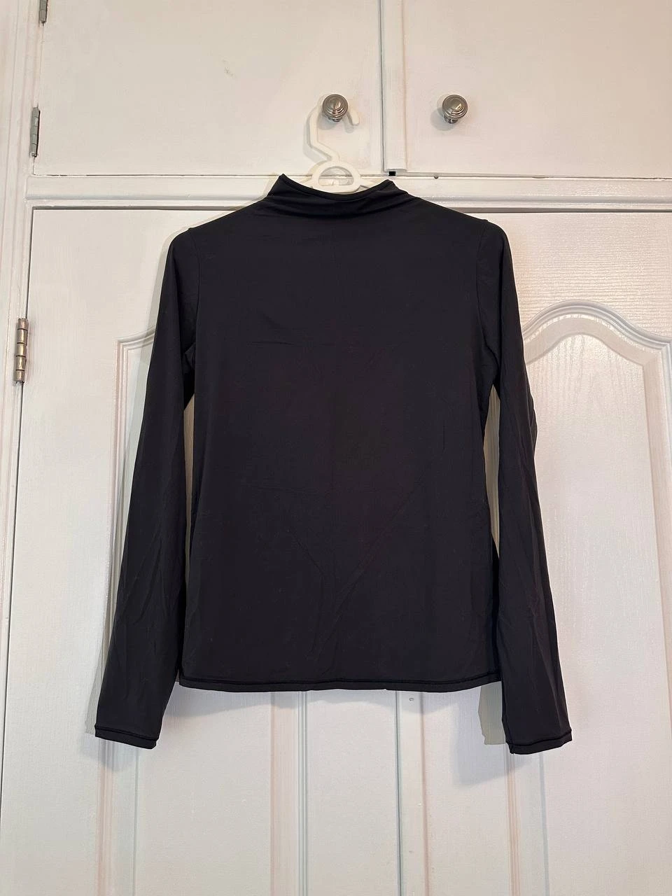 SKIMS Black Turtleneck Long Sleeve Top Size L - photo 2