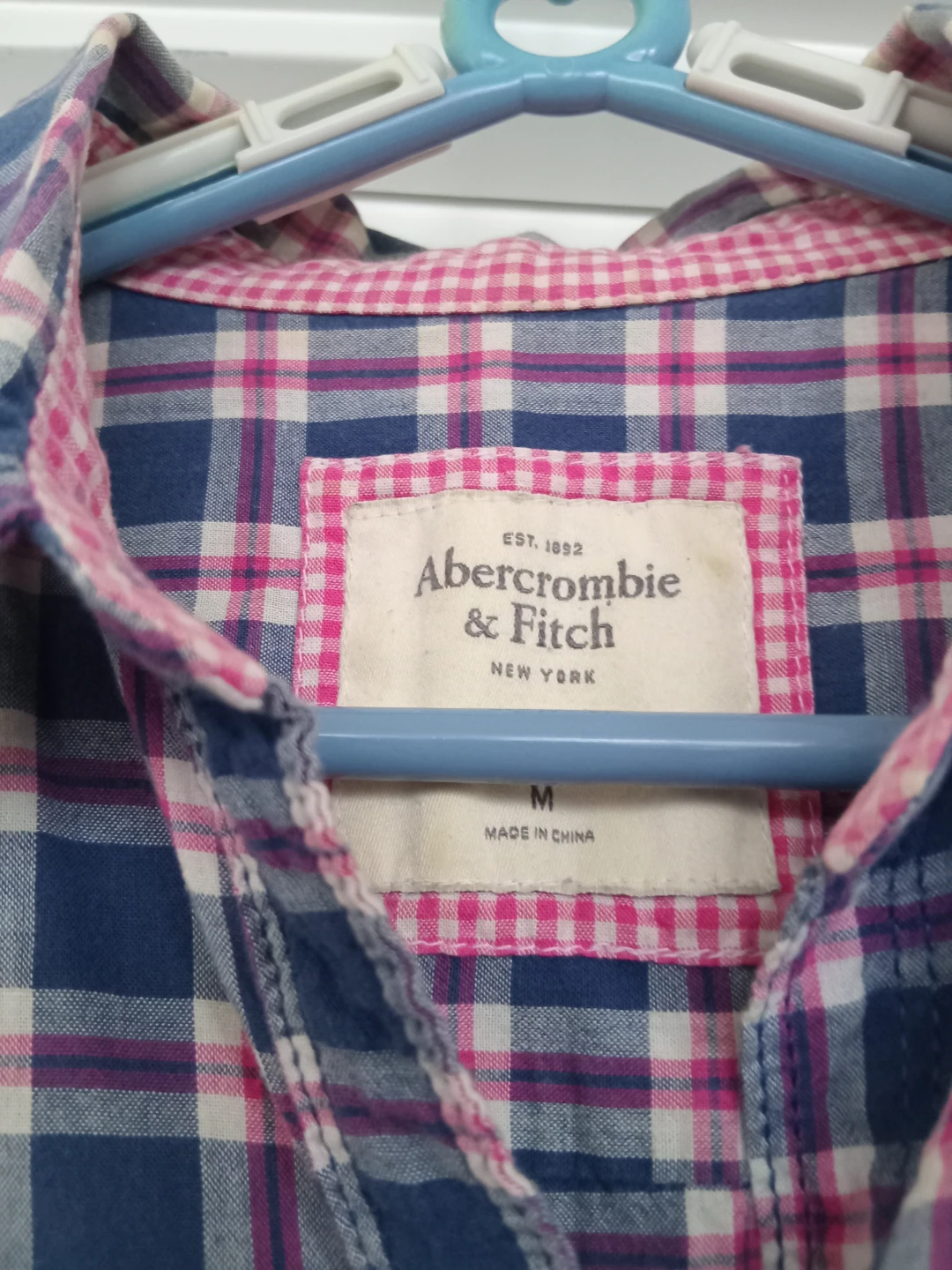Abercrombie & Fitch Plaid Button-Up Shirt - Size M - photo 2