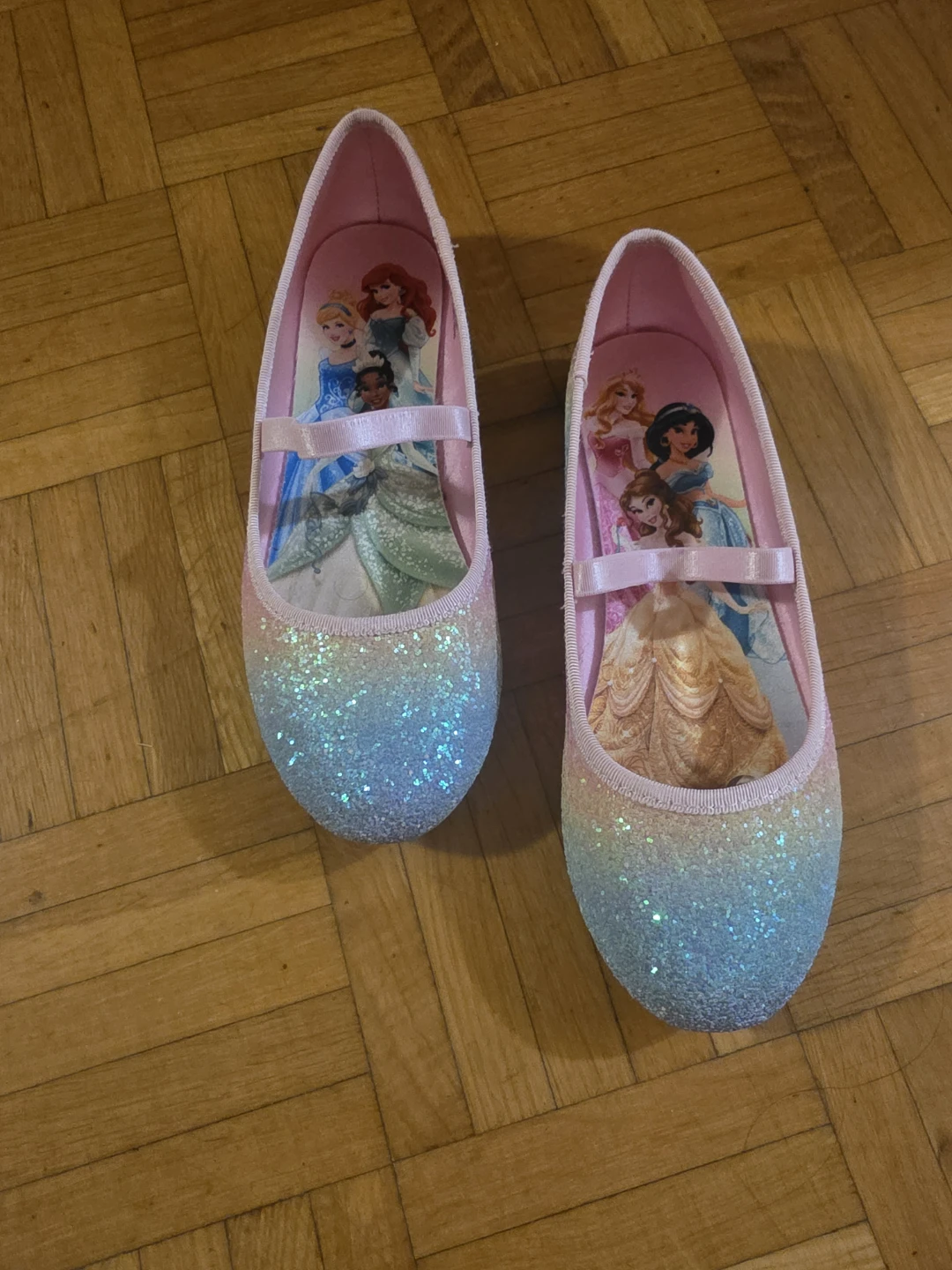 Disney Princess Glitter Flats Toddler Size 2 - photo 3