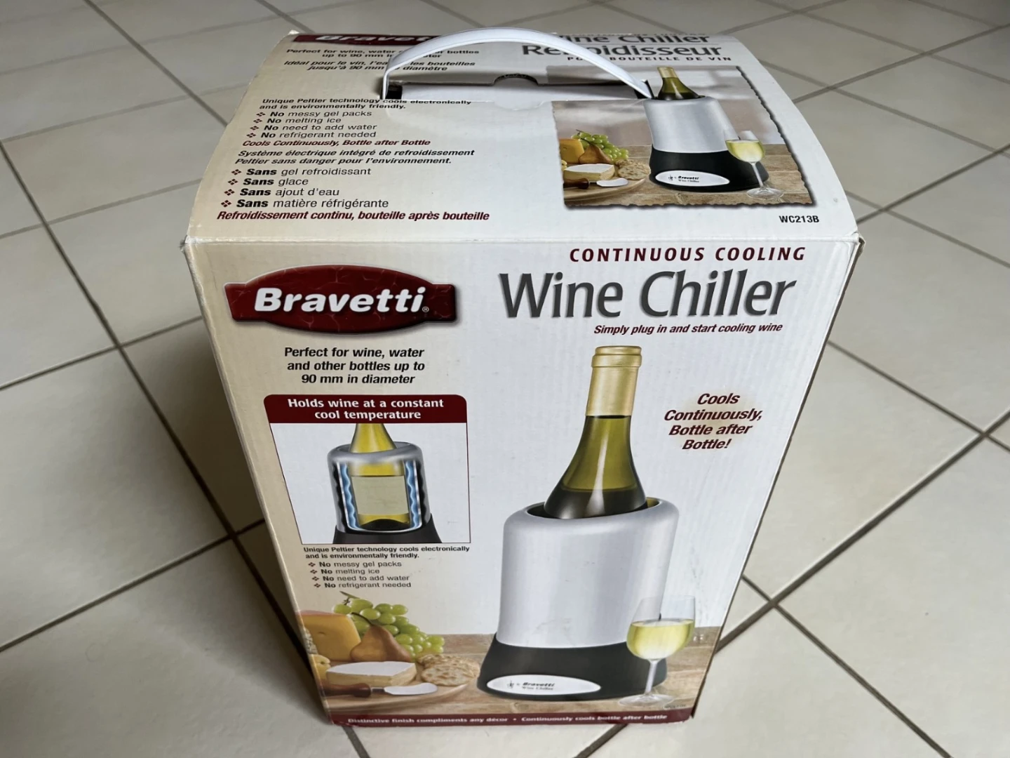 Bravetti Continuous Cooling Wine Chiller