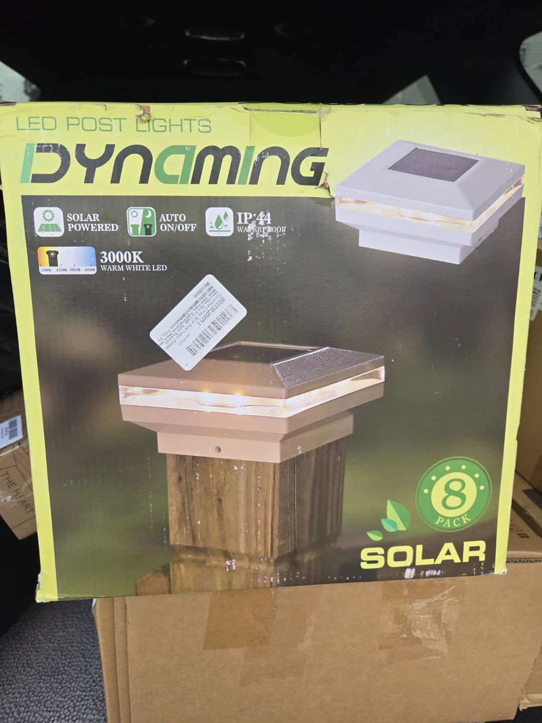 Dynaming LED Solar Post Lights 8 Pack