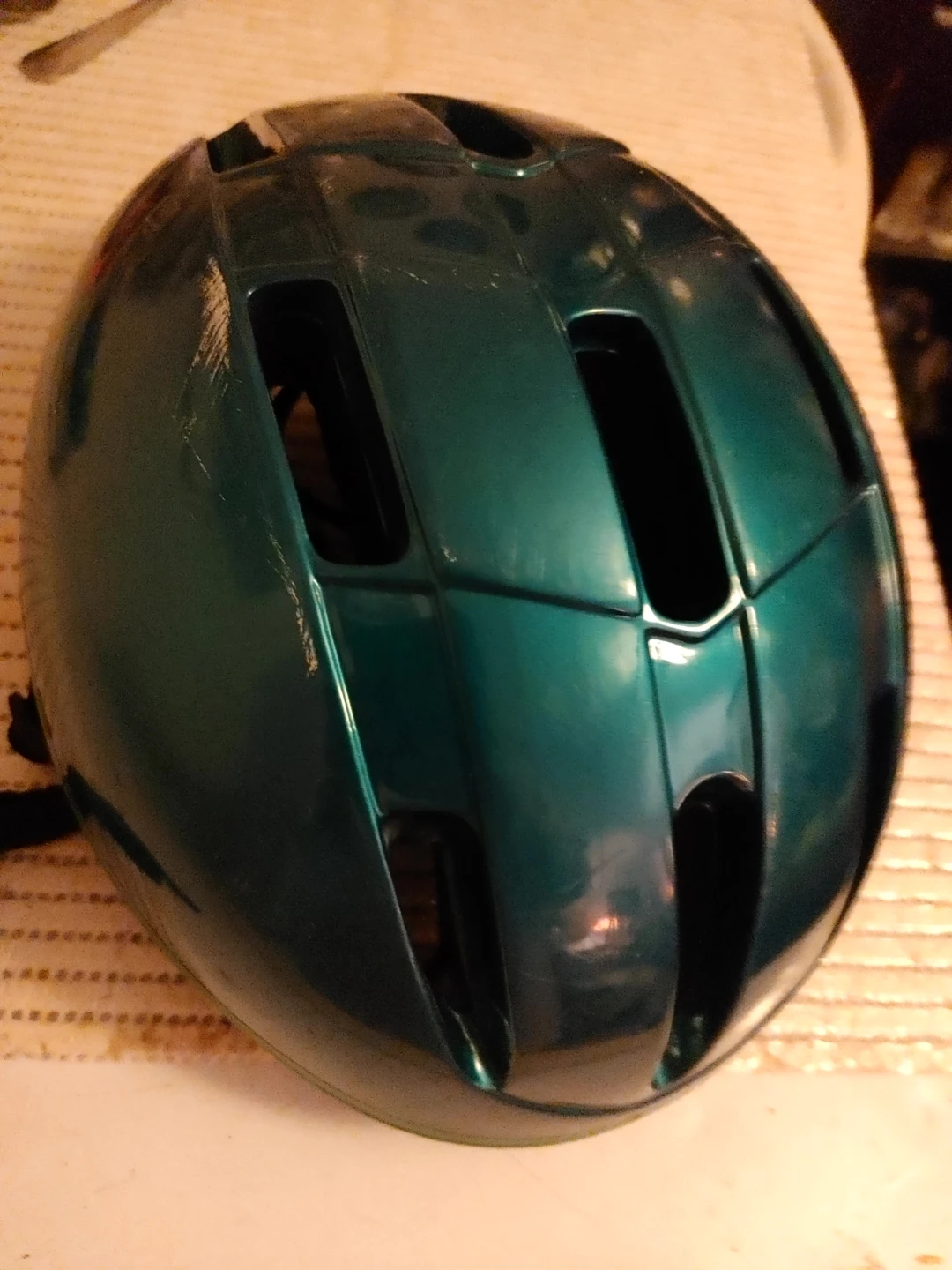 Green Bike Helmet