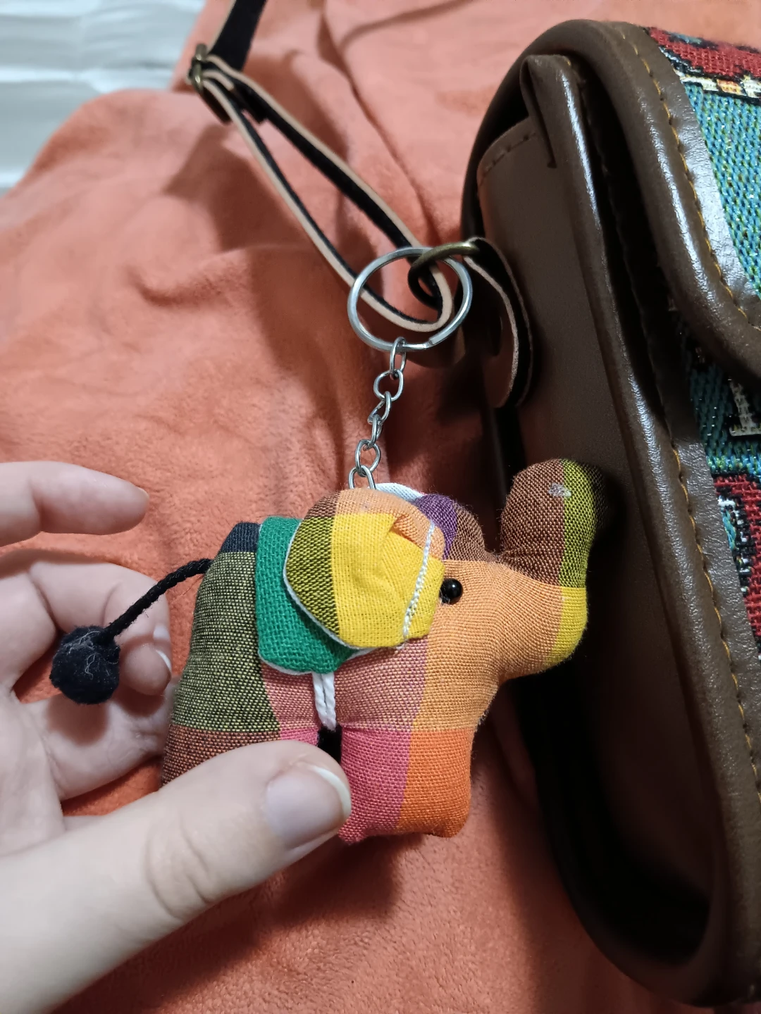 Crossbody Bag with Elephant Design - photo 2