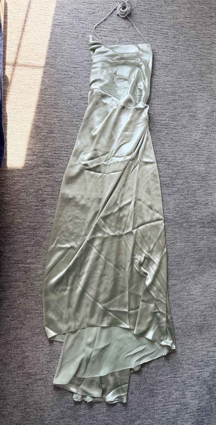 Light olive green girl dress size S
