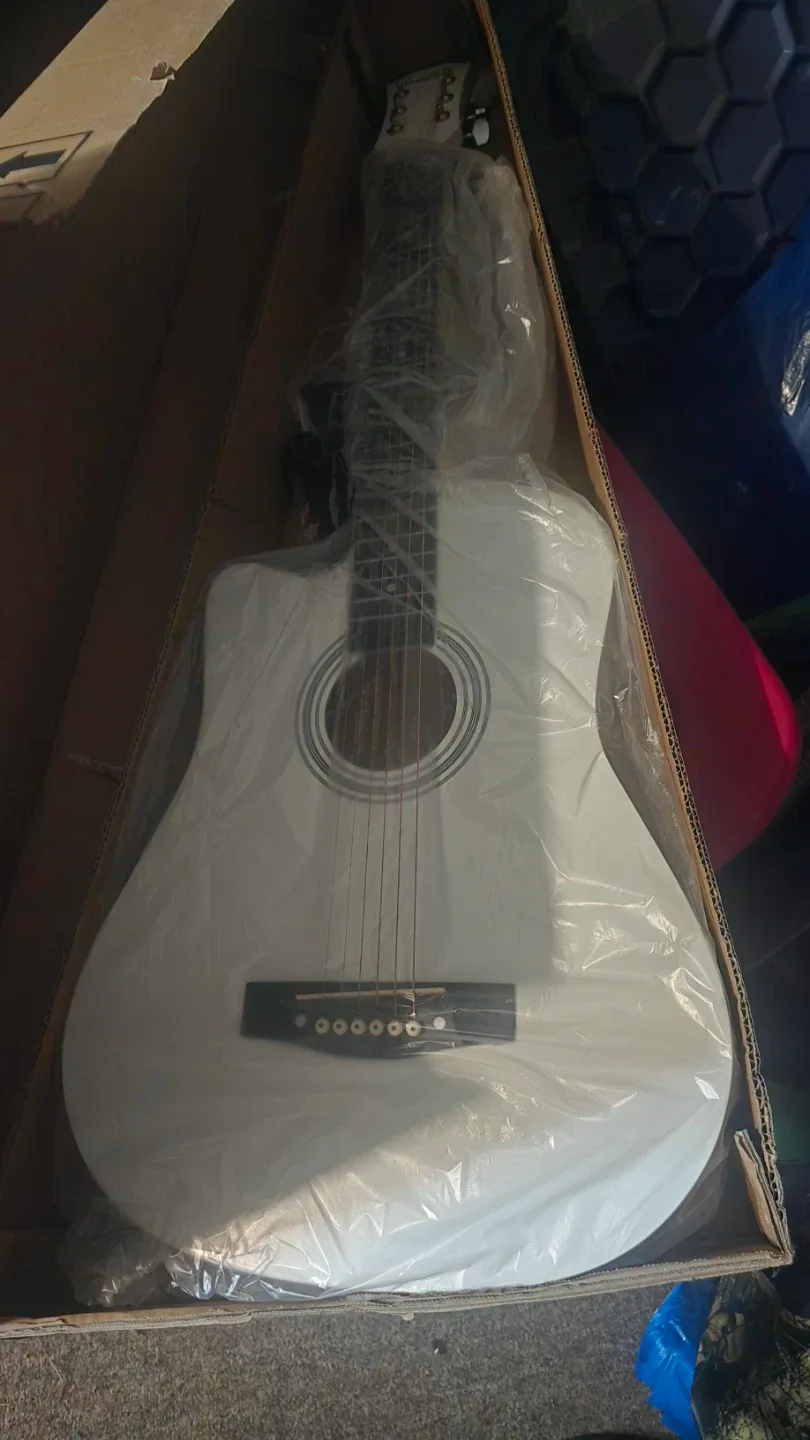 Rosefinch Acoustic Guitar - White