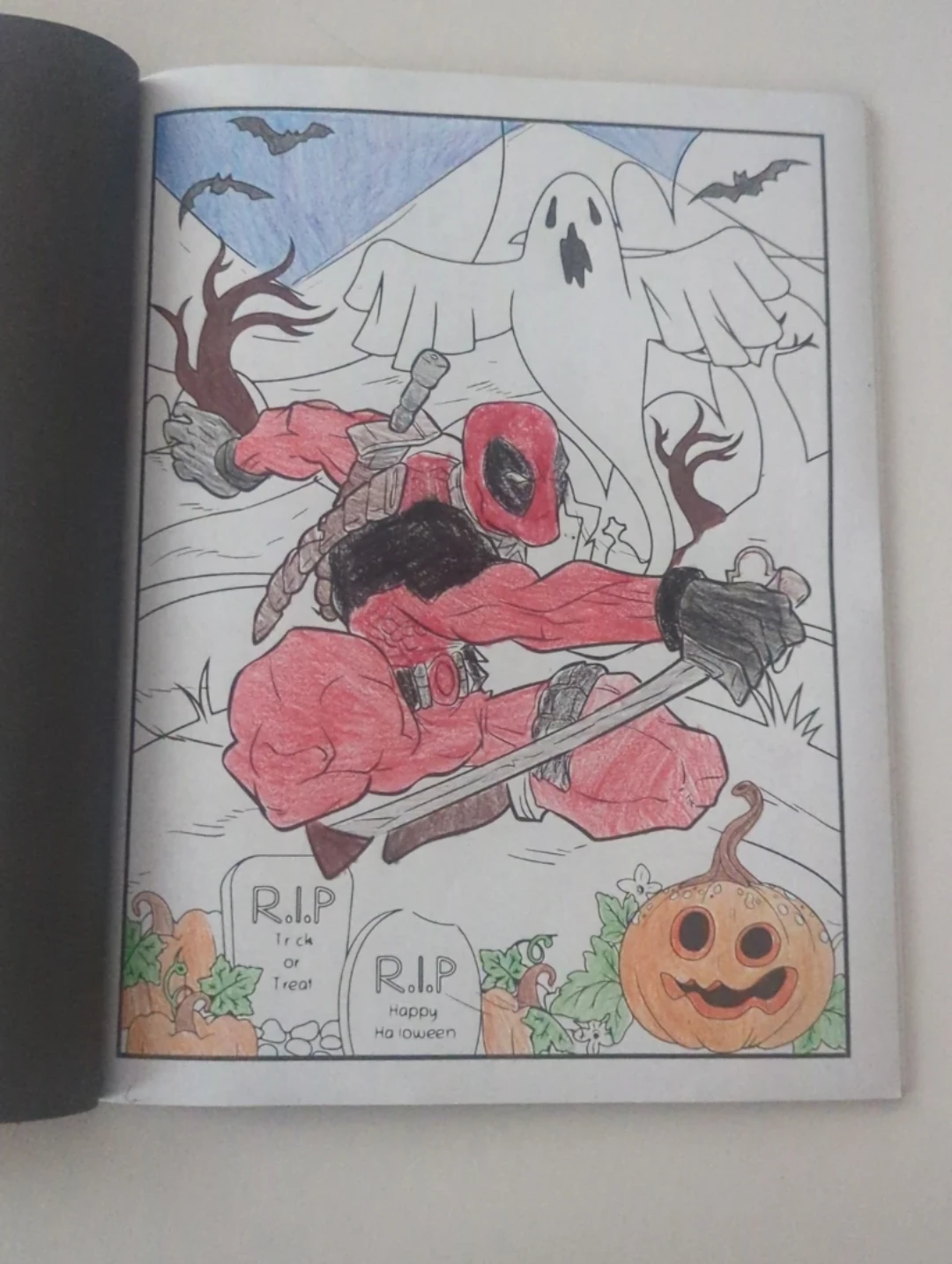 Deadpool Halloween Coloring Book - photo 4
