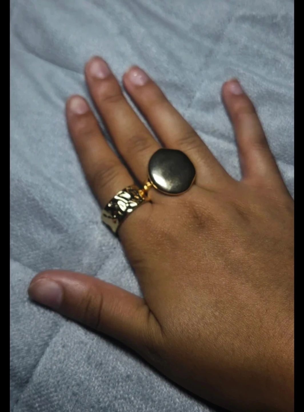 Set of 8 Gold Tone Fashion Rings - photo 4