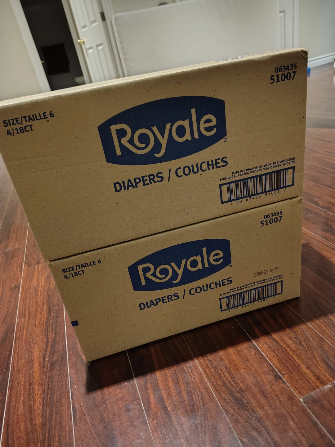 Royale Premium Diapers - Size 6 (4 x 18 ct) - photo 3