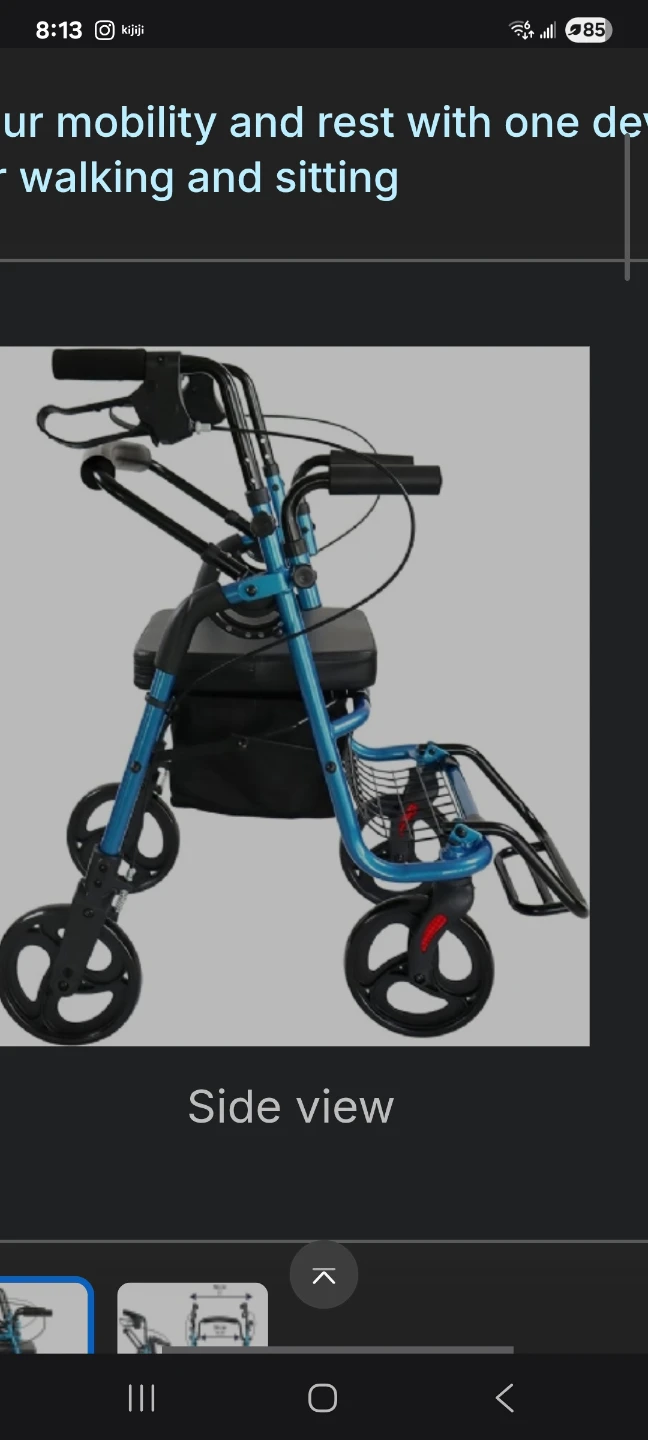 2 in 1 Rollator Wheelchair Combo Chair - photo 2