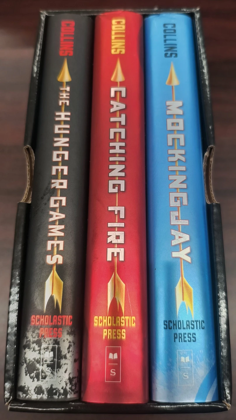 The Hunger Games Trilogy Box Set, new, hardcover.