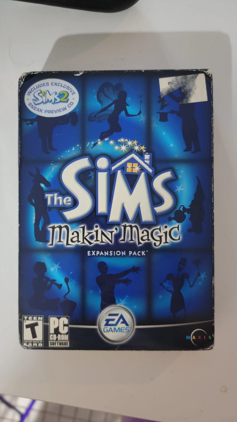 Sims Makin' Magic Expansion Pack Unopened!