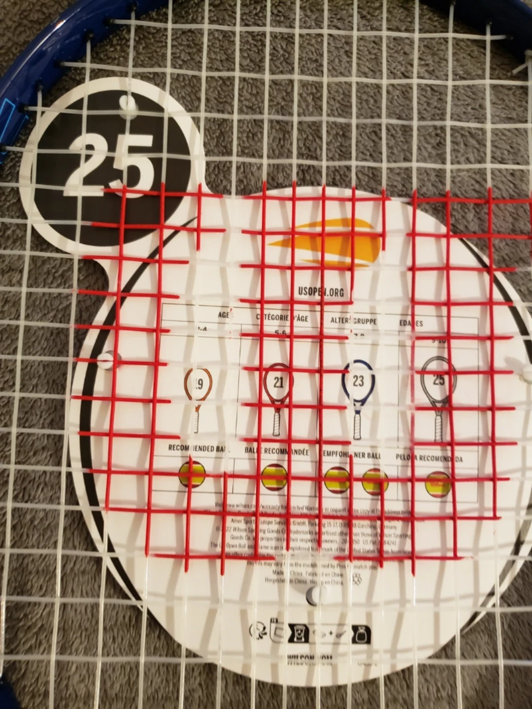 Wilson US Open Tennis Racquet 25" - photo 3