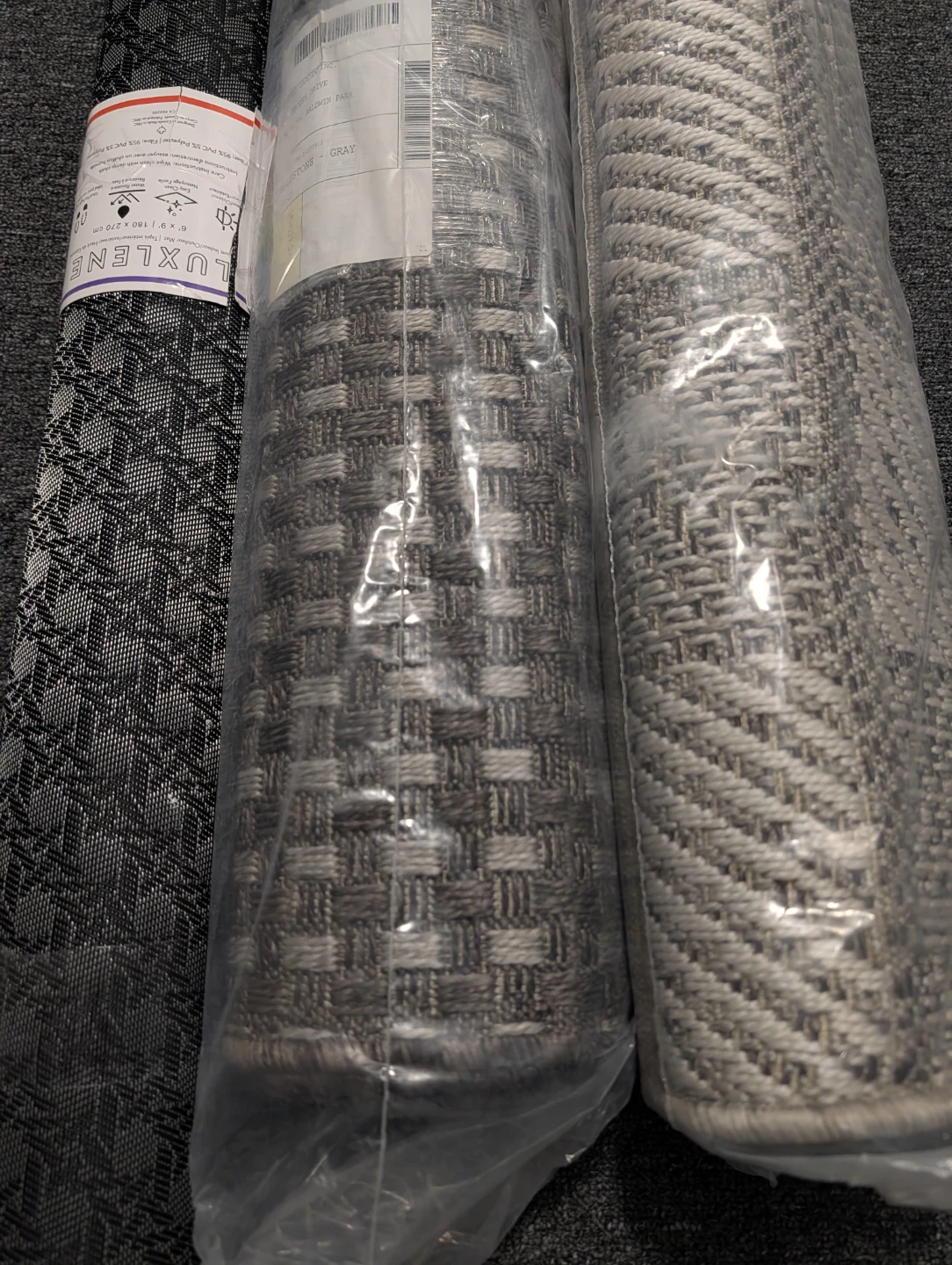 LuxenHome Rug - Gray - photo 2