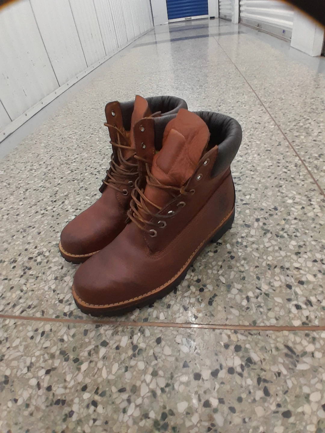 Timberland Brown Leather Boots Men's Size 10 - photo 3