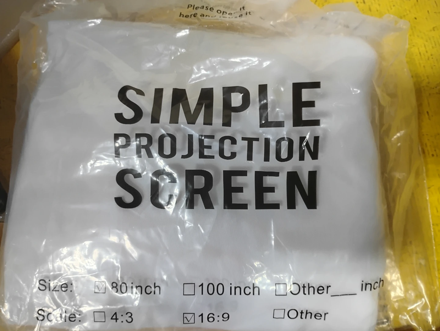 BRJ Professional Projector with Simple Projection Screen - photo 5