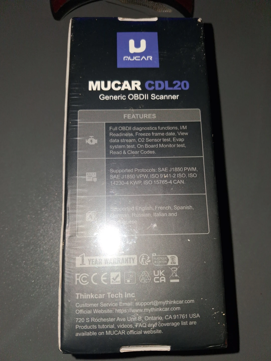 MUcar CDL20 Generic OBDII Scanner - photo 2