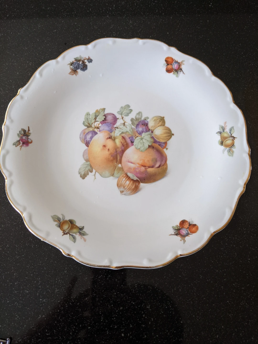 VINTAGE PLATE BAVARIA SHULMAN 12"
