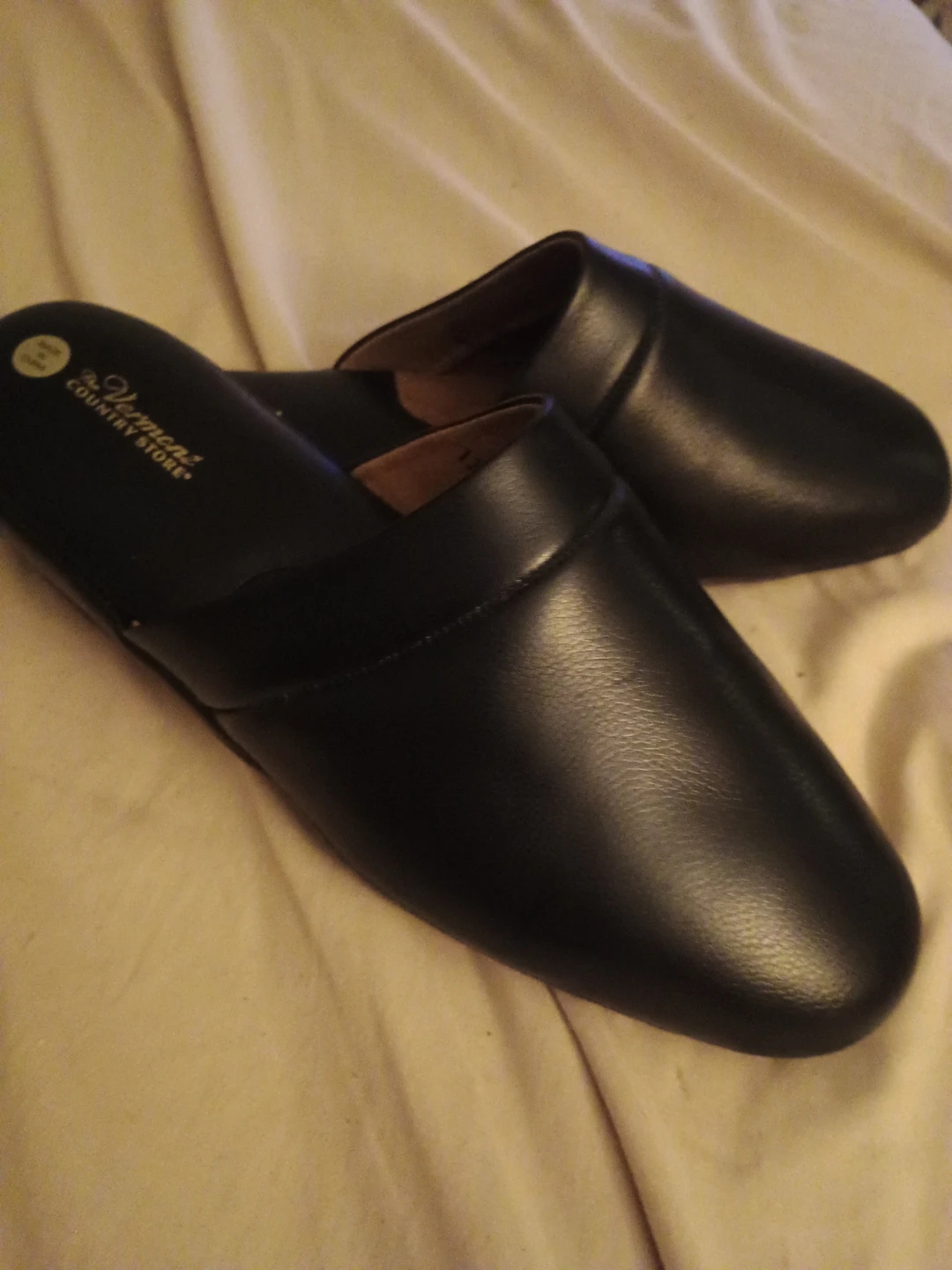 Vermont men's leather slippers - photo 2