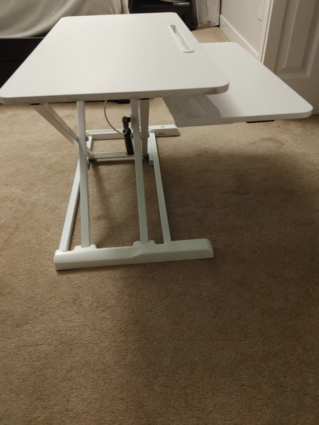 White Standing Desk Converter - photo 2