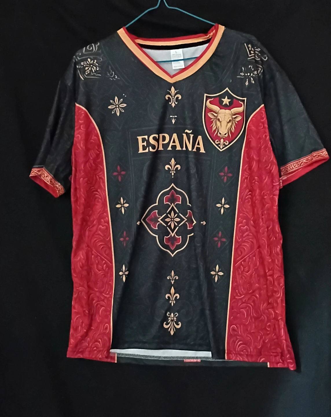 ESPAÑA Bull Graphic T-Shirt 2026 Alternate Black - photo 2