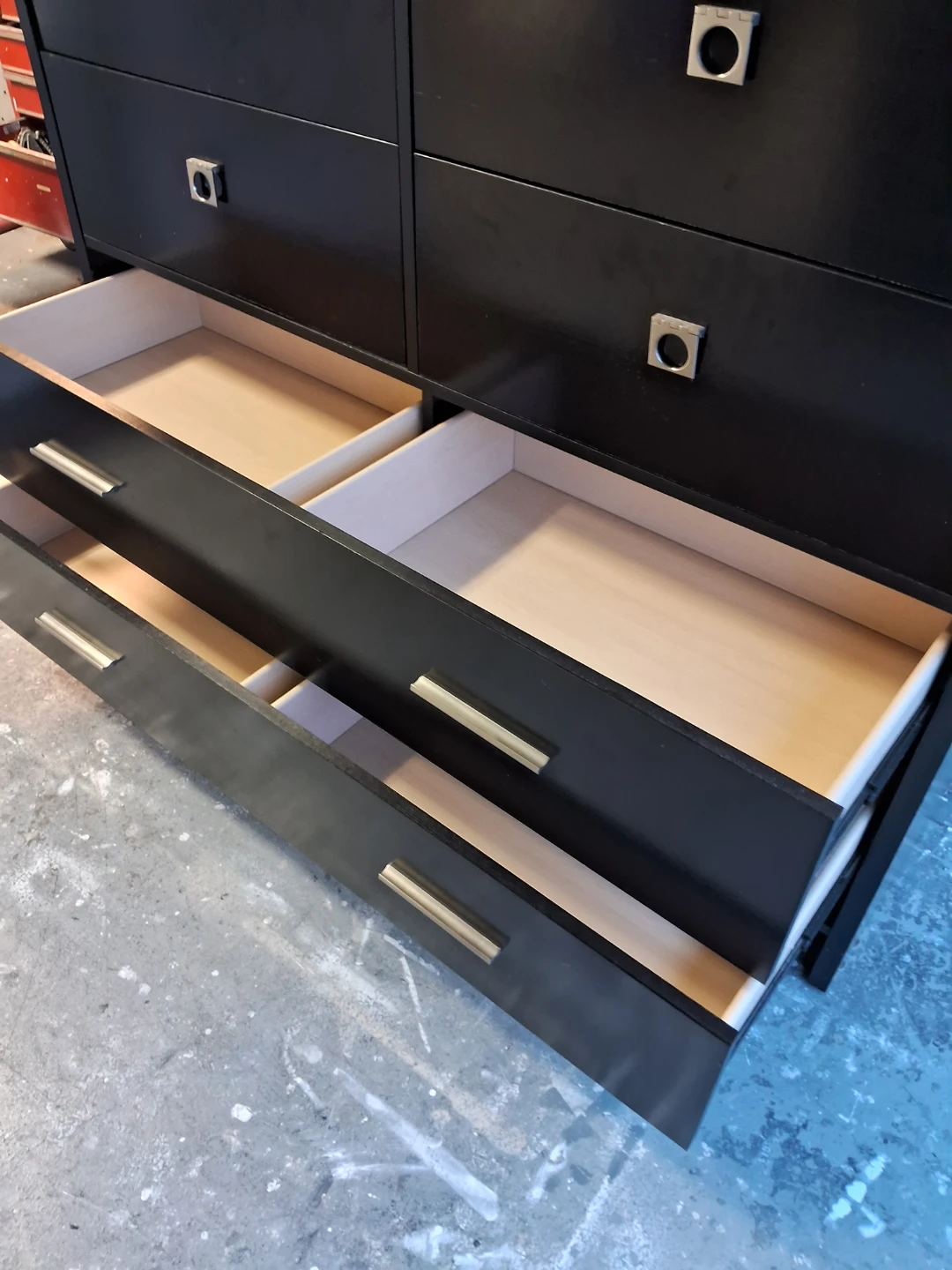 Black dresser with 7 drawers - photo 3