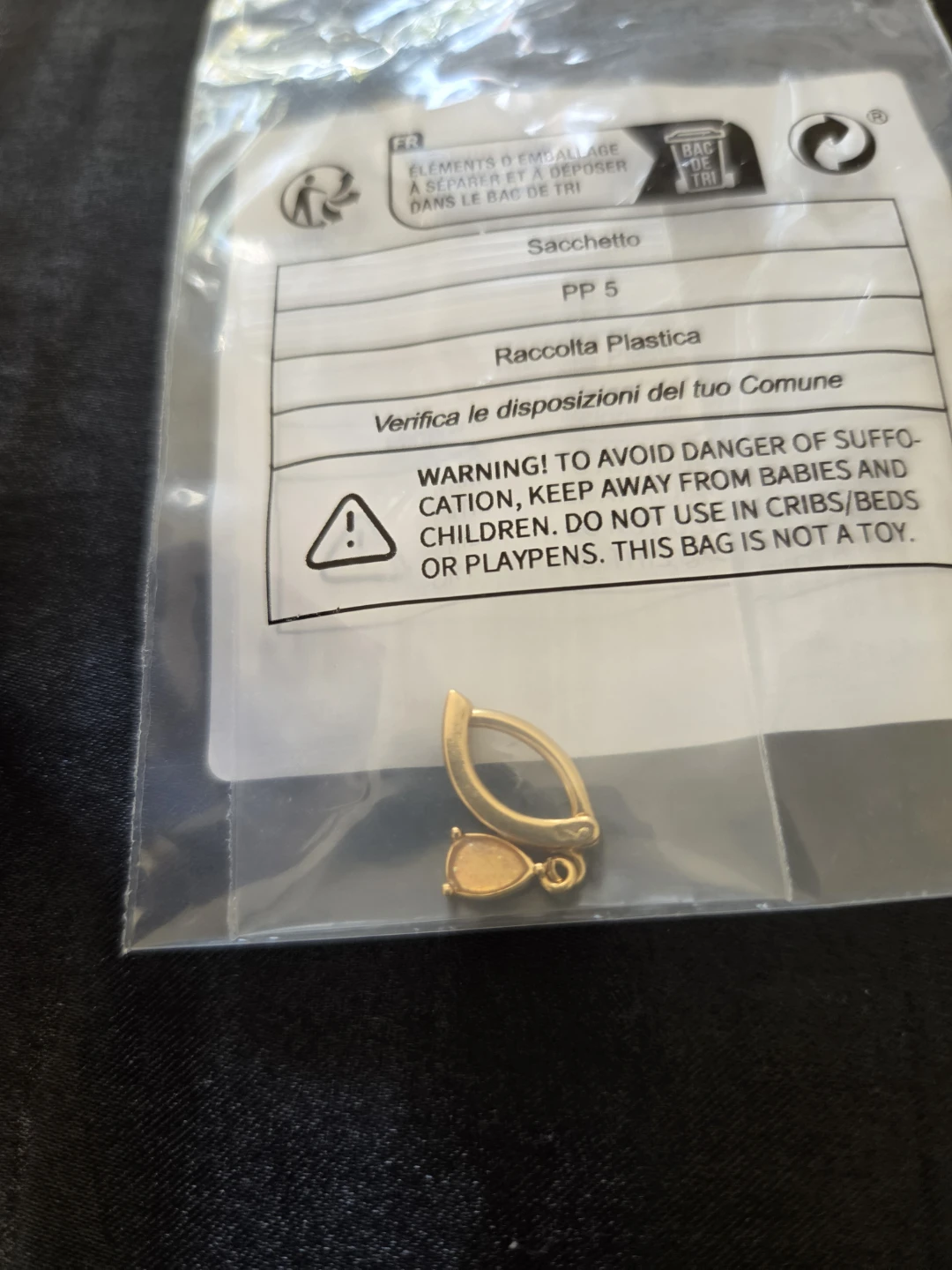 Gold Tone Teardrop Belly Button Ring✨️🩷💍 - photo 5