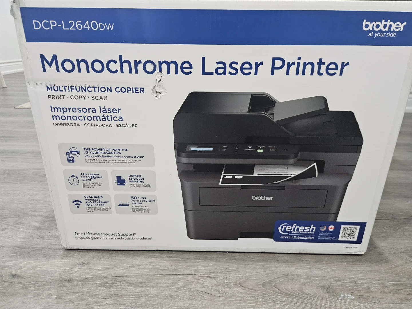 Brother DCP-L2640DW Monochrome Laser Printer