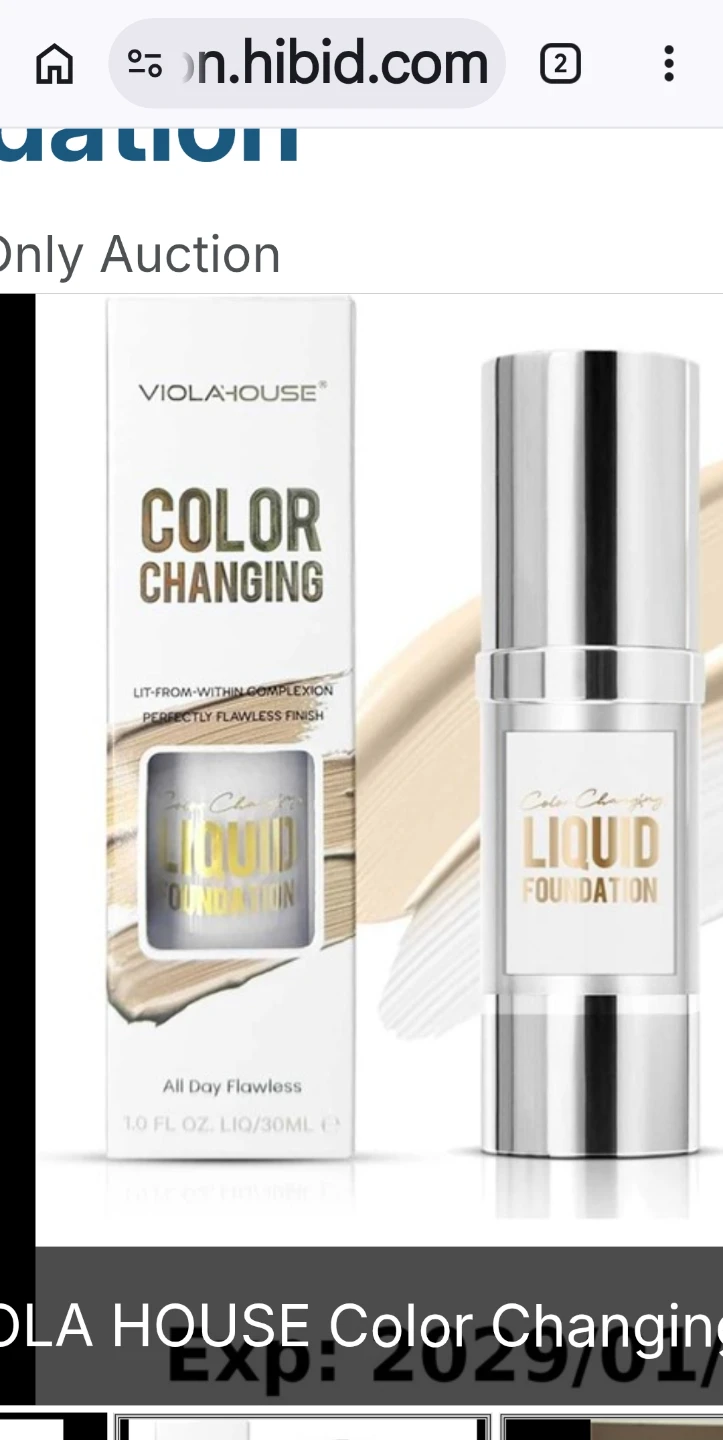 Viola House Color Changing Liquid Foundation