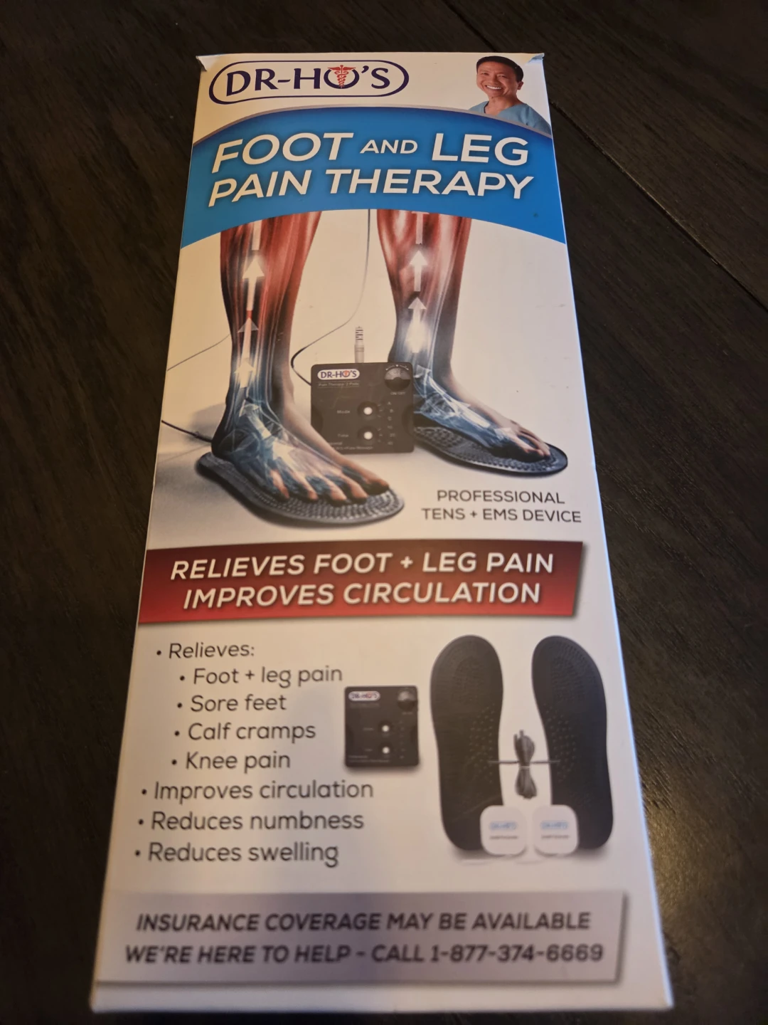 Dr. Ho's Foot and Leg Pain Therapy TENS + EMS Device