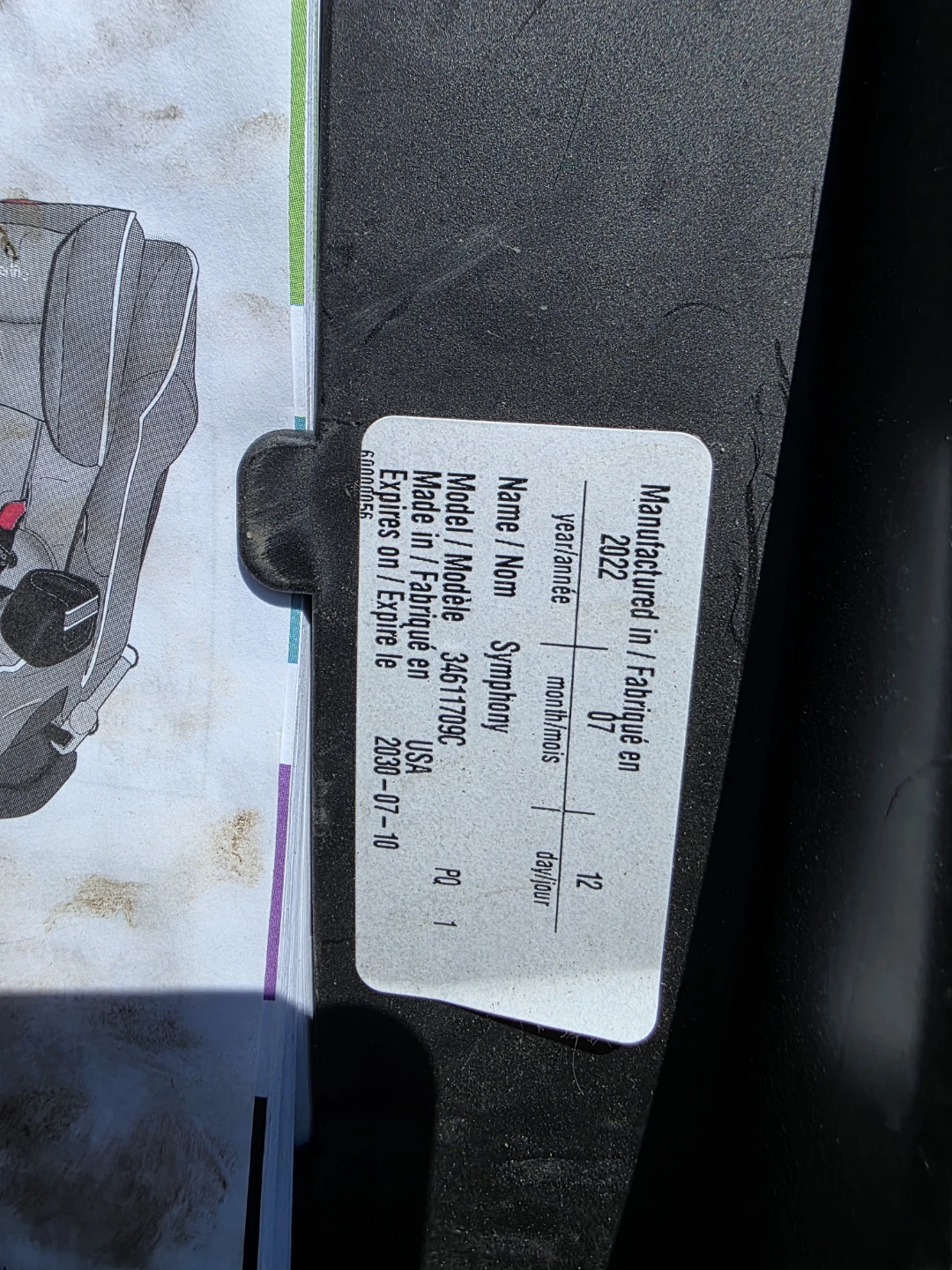 Evenflo Symphony All-in-One Car Seat Expires 2030 - photo 3