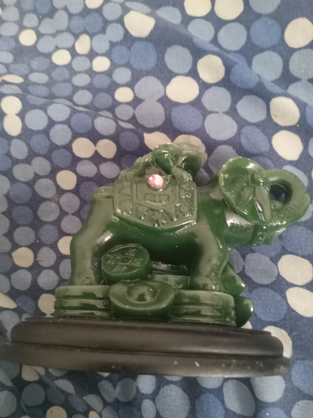 Jade Elephant Turtle Statue - photo 2